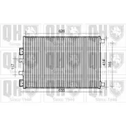 Радиатор кондиционера QUINTON HAZELL R5TTYKF L UM2YP6 QCN616 664726