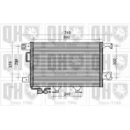 Радиатор кондиционера QUINTON HAZELL J8WII QCN644 Mercedes C-Class (S203) 2 Универсал 1.8 C 200 Kompressor (2042) 163 л.с. 2002 – 2007 K5 XVV