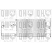 Радиатор кондиционера QUINTON HAZELL HSDQD QCN77 664761 6ACSFG 4