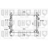 Радиатор охлаждения двигателя QUINTON HAZELL QER1625 Y4N6TR7 670308 5F UU1E