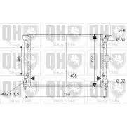 Радиатор охлаждения двигателя QUINTON HAZELL ANZVCG 2KIDL G 670346 QER1667