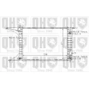 Радиатор охлаждения двигателя QUINTON HAZELL 9 O7BII 670371 QER1693 B6M6P8