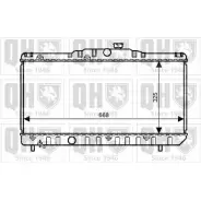 Радиатор охлаждения двигателя QUINTON HAZELL QER2329 670939 891RDQ DP 9XCT