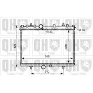 Радиатор охлаждения двигателя QUINTON HAZELL MND1H4C IY Y1XVJ Peugeot 407 1 (6C) Купе QER2587