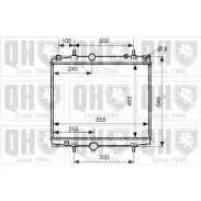 Радиатор охлаждения двигателя QUINTON HAZELL DQFDPA3 VIK ZXW Citroen C8 1 (EA, EB) 2002 – 2014 QER2592