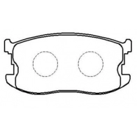 Тормозные колодки, дисковые, комплект HSB Y78 PK PPEV1M HP8190 1424667115