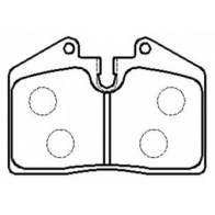 Тормозные колодки, дисковые, комплект HSB BJL1 K HP8401 1424646228 4TU7T2