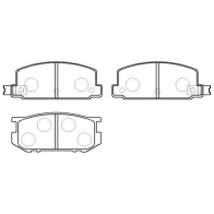 Тормозные колодки, дисковые, комплект HSB H 0FRR 1424646236 HP8436 VO57AJ3