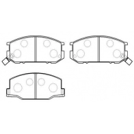 Тормозные колодки, дисковые, комплект HSB 8ZK6A HP8501 9ZBUI 44 1424646244