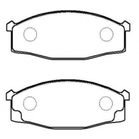 Тормозные колодки, дисковые, комплект HSB HP9029 B0DLB GIJ2 RY 1424646256
