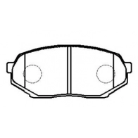 Тормозные колодки, дисковые, комплект HSB KPZVV4 HP9276 1424646315 HUUF X