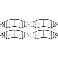 Тормозные колодки, дисковые, комплект HSB 1424646328 60DMUWA X 4BYI8 HP9305