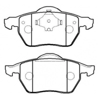 Тормозные колодки, дисковые, комплект HSB AL HJV 5DN5PU HP9864 1424554647