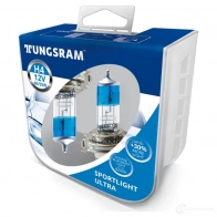 Лампа галогеновая H4 SPORTLIGHT ULTRA 60/55 Вт 12 В TUNGSRAM ZWM5E M7 50440SBUPB2 1439693350