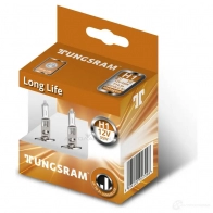 Лампа галогеновая H1 LONGLIFE 55 Вт 12 В TUNGSRAM 1439693506 1P KW8Z 50310LUB2