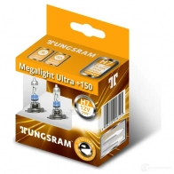 Лампа галогеновая H7 MEGALIGHT ULTRA +150% 55 Вт 12 В TUNGSRAM 1439693570 QG06 F 58520NXNUB2