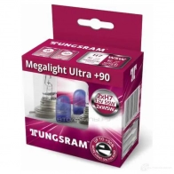 Лампа галогеновая H7 MEGALIGHT ULTRA +90% 55 Вт 12 В TUNGSRAM 58520SXUKIT 93HX LCY 1439693572