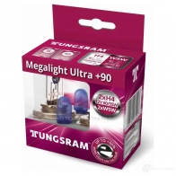 Лампа галогеновая H1 MEGALIGHT ULTRA +90% 55 Вт 12 В TUNGSRAM OZWP F 1439693596 50310XUKIT