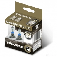 Лампа галогеновая H7 MEGALIGHT ULTRA +130% 55 Вт 12 В TUNGSRAM 1439693604 WN BID3 58520XNUB2