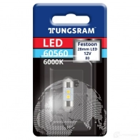 Лампа светодиодная C5W 0.7 Вт 12 В 6000K TUNGSRAM 60560BL1 RK 5XDCM 1439693646