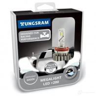 Лампа светодиодная H11 MEGALIGHT LED +200% 24 Вт 12 В 6000K TUNGSRAM 60490PB2 1439693648 KVU 7Z8