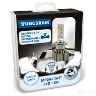 Лампа светодиодная H7 MEGALIGHT LED +150% 18 Вт 12 В 6000K TUNGSRAM 1439693671 FYX 53P 60440PB2