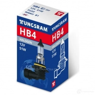 Лампа галогеновая HB4 51 Вт 12 В TUNGSRAM GR G1YU 9006UB1 1439693728