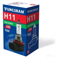 Лампа галогеновая H11 70 Вт 24 В TUNGSRAM 54740UB1 1439693843 HW 1VK