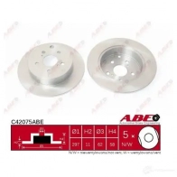 Тормозной диск ABE TMX XZA c44005abe 3340371 - Изображение 1