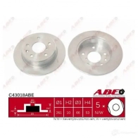 Тормозной диск ABE 3340357 LESI5 Y8 C43018ABE - Изображение 1