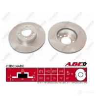 Тормозной диск ABE SSPU F 5900427198852 3339867 C3B014ABE - Изображение 1