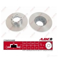 Тормозной диск ABE C3W022ABE 5900427201828 I IUF7VL 3340167 - Изображение 1
