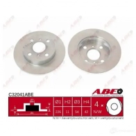 Тормозной диск ABE 3339579 DNBU W 5900427196025 c32041abe - Изображение 1