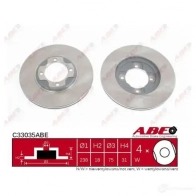 Тормозной диск ABE 3339674 C33035ABE XD JUK0W 5900427196957