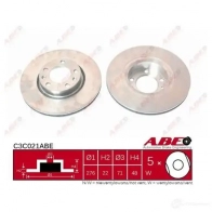 Тормозной диск ABE C3C021ABE 3339908 5900427199286 DN QYMD - Изображение 1