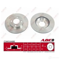 Тормозной диск ABE TMO HRF c39006abe 3339829 5900427198456 - Изображение 2