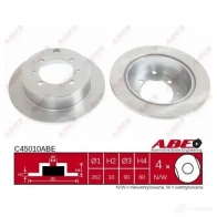 Тормозной диск ABE J 99PR 5900427204188 Mitsubishi Galant 7 (E5, E7, E8) 1992 – 1996 C45010ABE