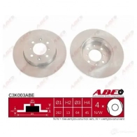 Тормозной диск ABE C3K003ABE 3340004 5900427200234 L7D B5OY - Изображение 1