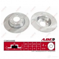 Тормозной диск ABE 3339827 5900427198449 C39003ABE 0870X N - Изображение 3
