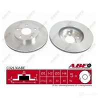 Тормозной диск ABE 5900427196513 3339634 C32149ABE V7 3J27 - Изображение 3
