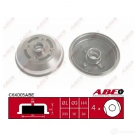 Тормозной барабан ABE 3341378 C6X005ABE QDJU 8D 5900427220676 - Изображение 3