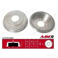 Тормозной барабан ABE 5900427214033 3341197 TBP QKSZ C60303ABE - Изображение 1