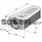 Воздушный фильтр FRAM 698088 WT O80Q CA11202 3JUQW