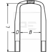 Стремянка рессоры PE AUTOMOTIVE Peugeot Boxer 2 (230L) Фургон 1.9 TD 92 л.с. 1994 – 2002 ZUB779 015.174-10A 4ZDT Q5