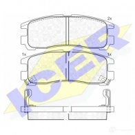 Тормозные колодки, комплект ICER 29 076 141126 D949-7848 Volkswagen LT (28, 35, 2D) 2 1996 – 2006