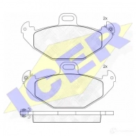 Тормозные колодки, комплект ICER 21965 2 1964 Renault Laguna (K56) 1 Универсал 181314