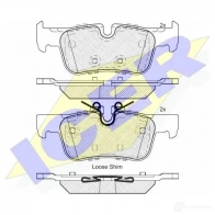Тормозные колодки, комплект ICER 253 31 Bmw 2 Gran Tourer (F46) 1 Минивэн 2.0 220 i 163 л.с. 2015 – 2018 25332 182193