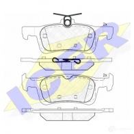 Тормозные колодки, комплект ICER 25842 182174 Peugeot 308 2 (T9, 4C) Хэтчбек 2 5841