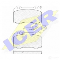 Тормозные колодки, комплект ICER 181636 Seat Leon (1M) 1 1998 – 2005 24143 2 1381