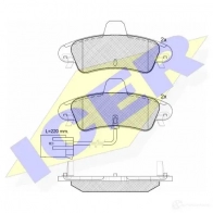 Тормозные колодки, комплект ICER 181735 234 10 Ford Mondeo 2 (CD) 1996 – 2000 23411